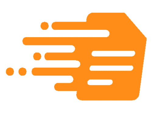 Hosting123 turuncu hızlı hosting logosu
